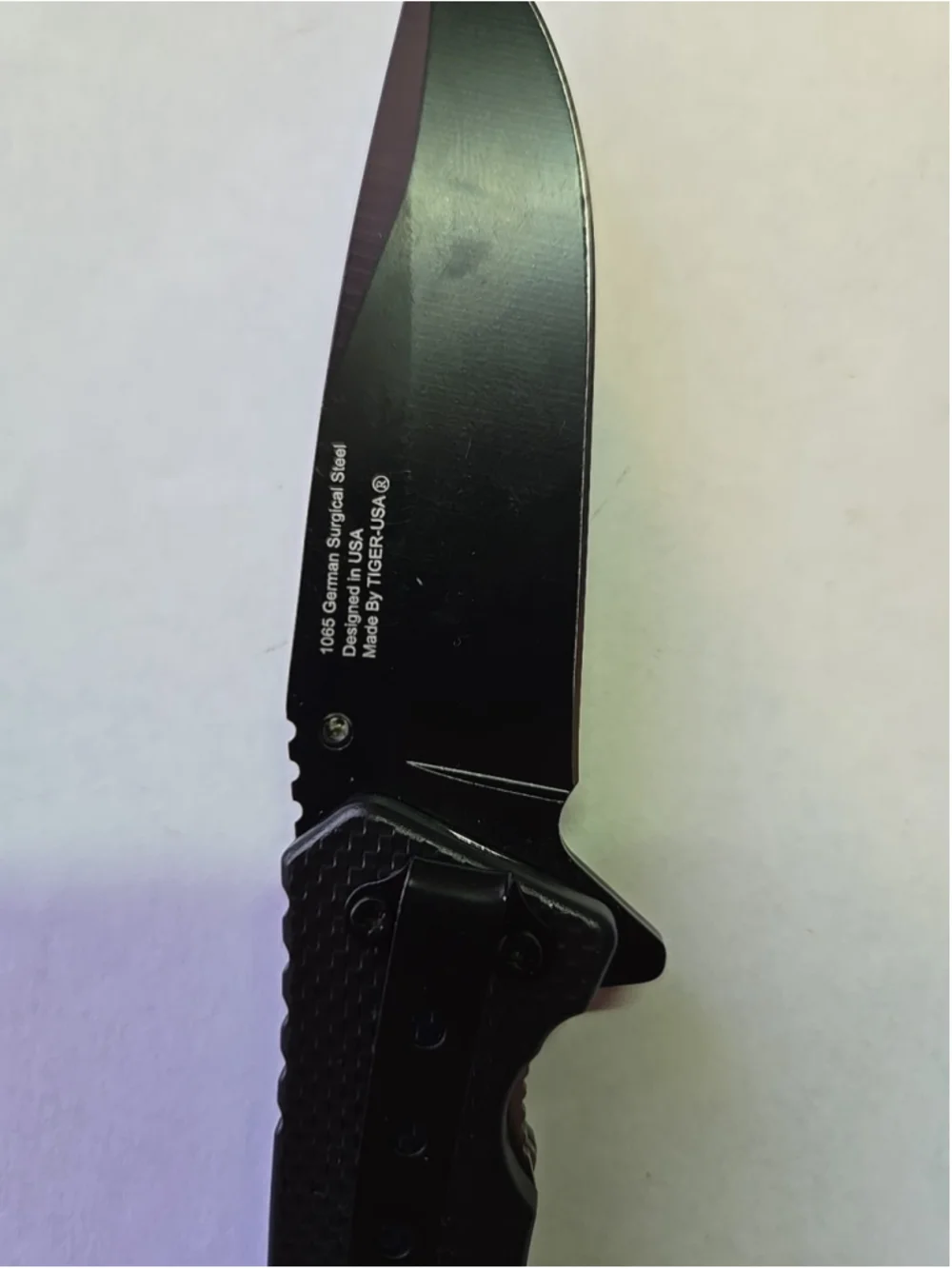 Brand New Tiger USA Spring Assisted Knife Sj-1025-H EDC Sharp Blade Belt Clip